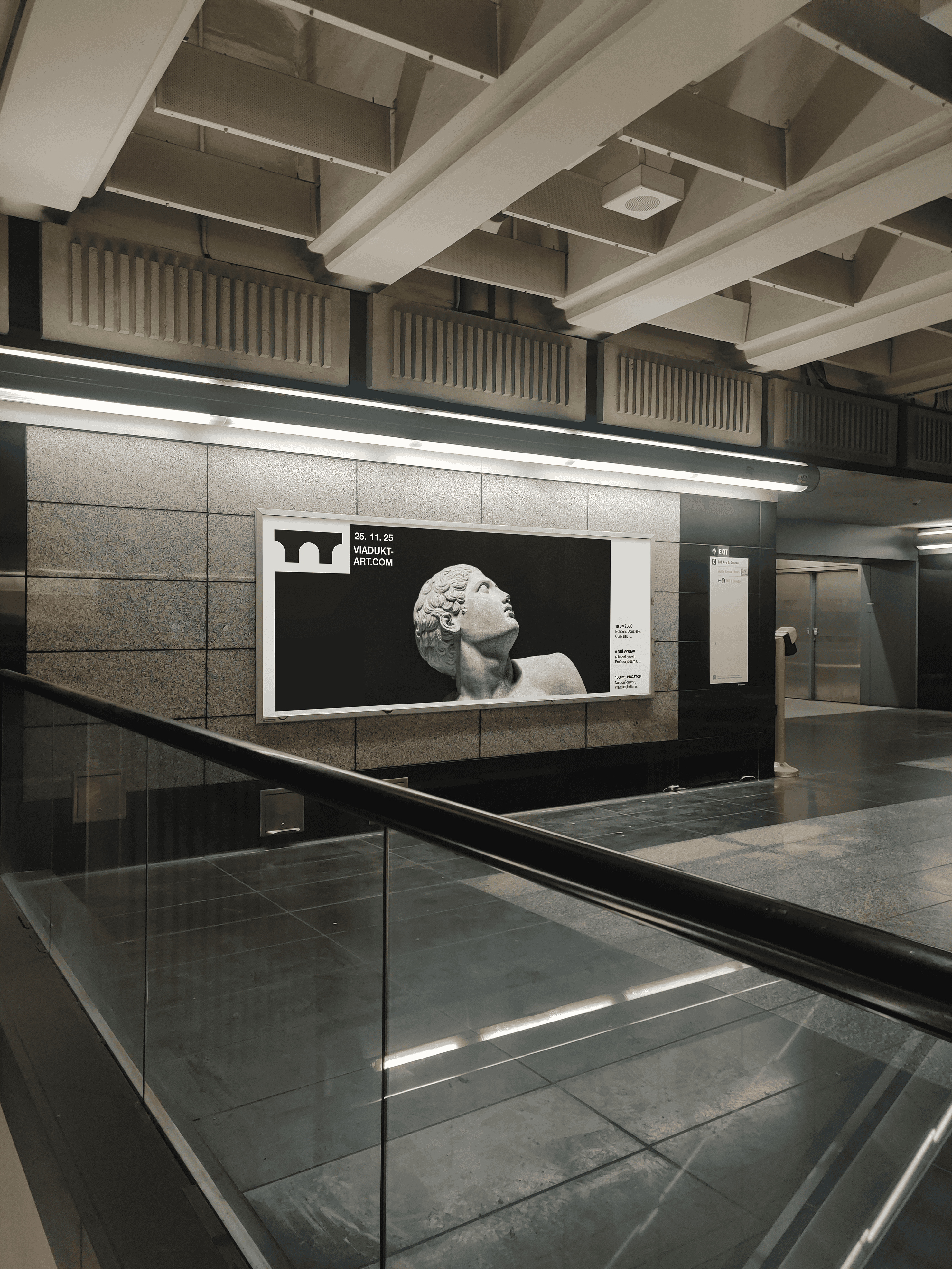 Viadukt Karlín, konceptuální návrh - náhled projektu tvorby webu BrandLabs Praha